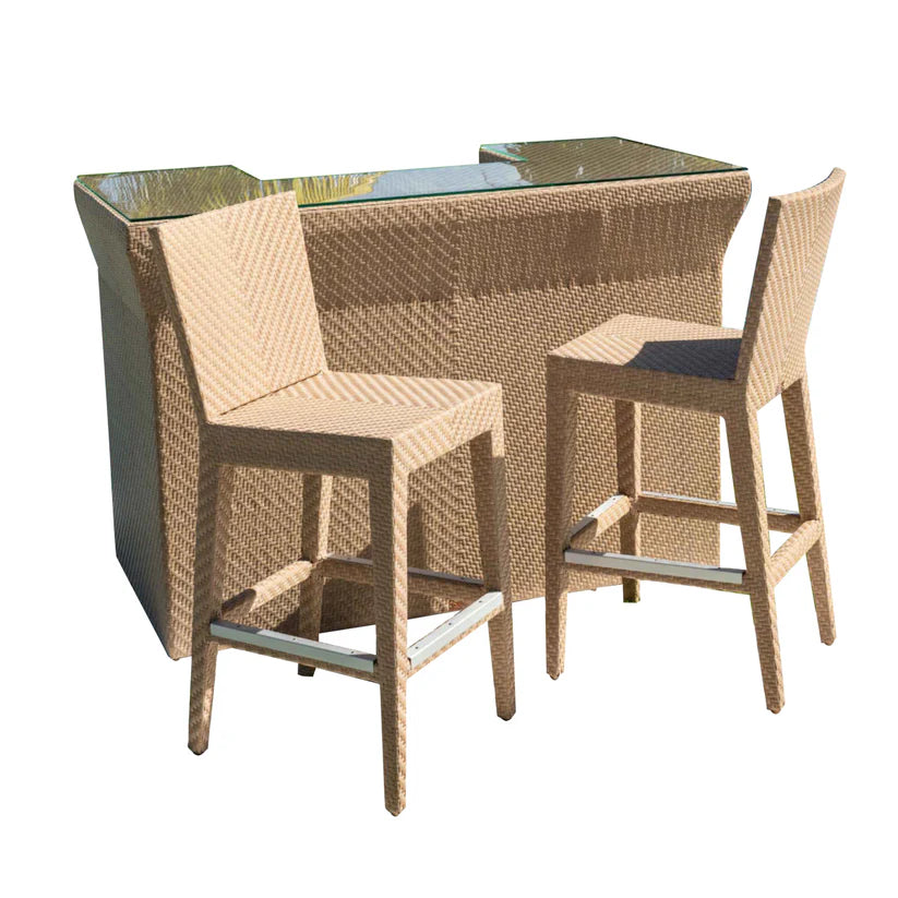 Panama Jack Austin 3-Piece Bar Set with Glass