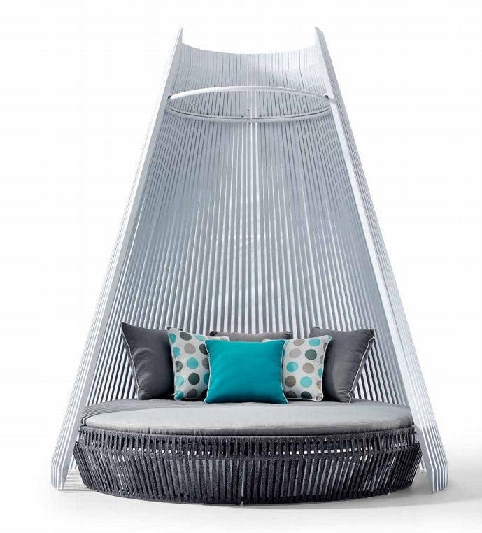 Tower Daybed woutdoor off-white fabric